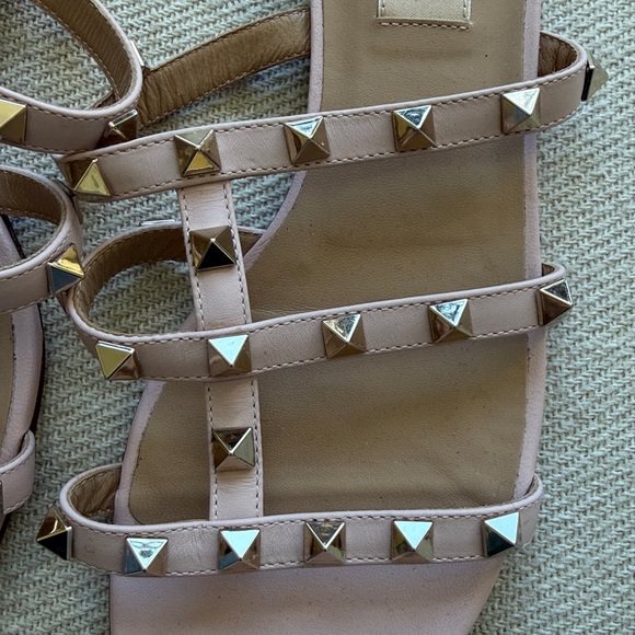 Valentino Pink Rockstud Sandals - Picture 6 of 9